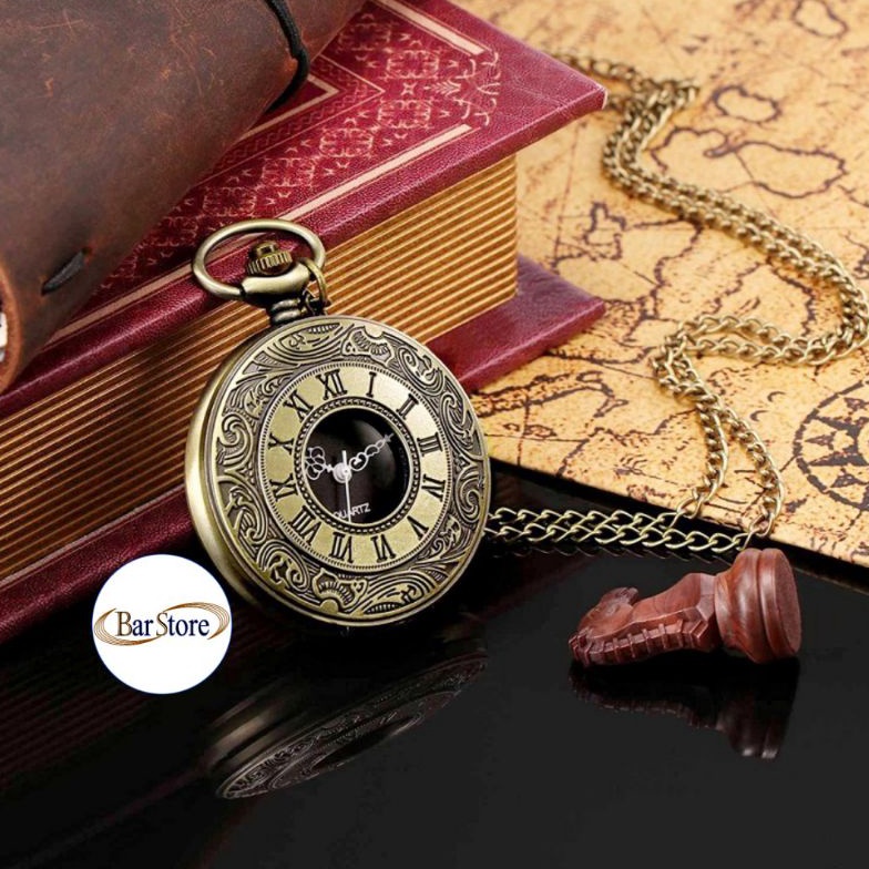 Kado Hadiah Ulang Tahun Unik  Jam Unik Saku Vintage Pocket Watch  Jam Saku Antik Kuno  Jam Tangan Un
