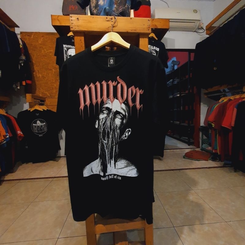 kaos pendek uderground MURDER CONSIGN original distro - kaos pendek pria original MURDER CONSIGN dis