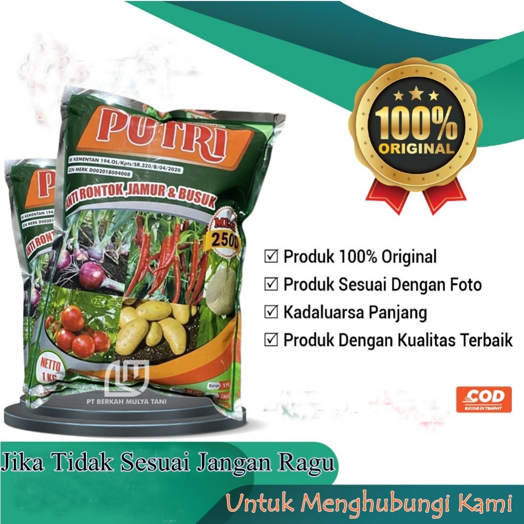 Putri Pupuk Kalsium Boron Anti Rontok Jamur Dan Busuk 1 Kg Terbaik Untuk Cabe Bawang Tomat Kentang M