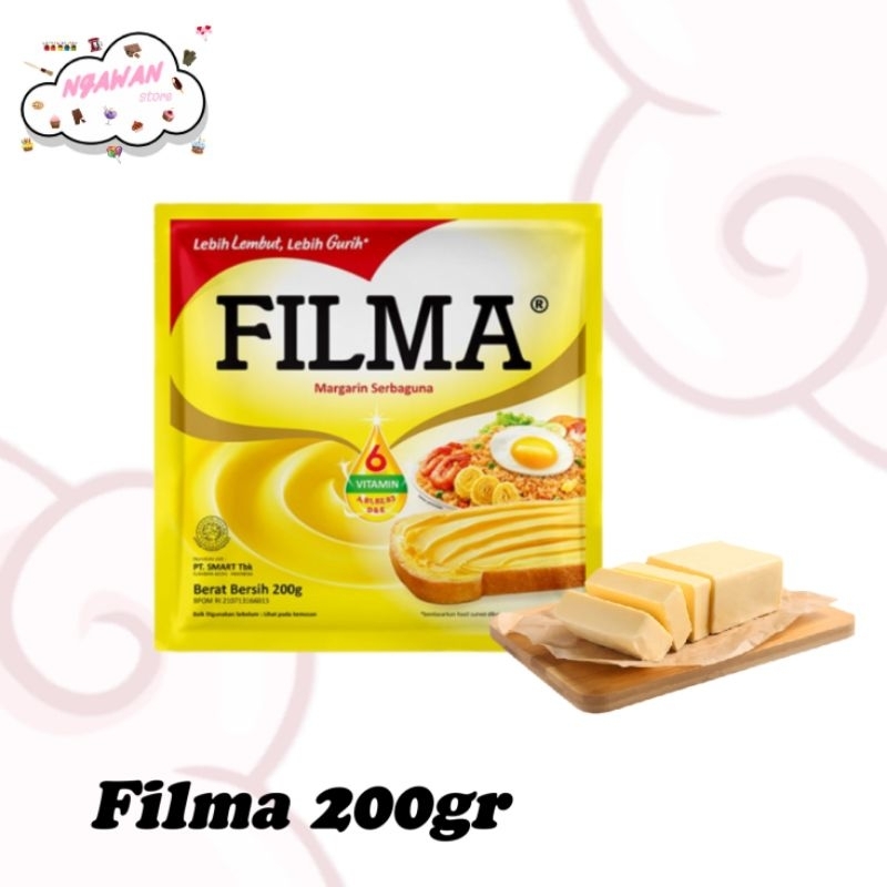 

200gr FILMA margarine - margarine sachet - margarine serbaguna