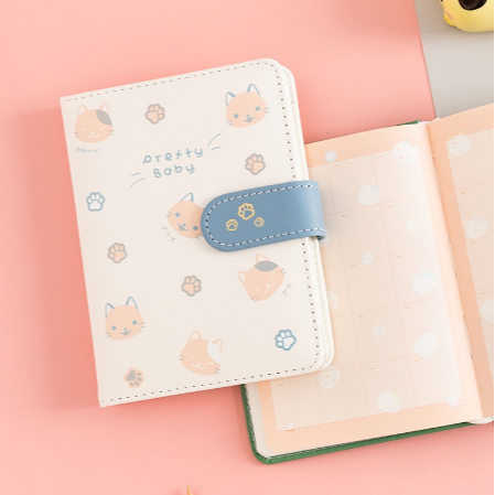 

Buku diary kucing lucu / journal / agenda impor / notebook / buku catatan unik penutup magnet