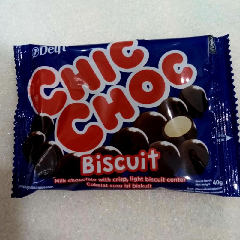 

CHIC CHOC BISCUIT 40 GRAM BISCUIT BERLAPIS COKLAT SUSU