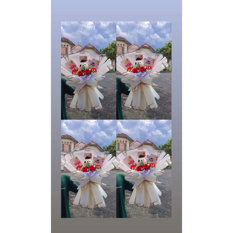 

bouqet pocky/buoqet wisuda/Buoqet boneka wisuda