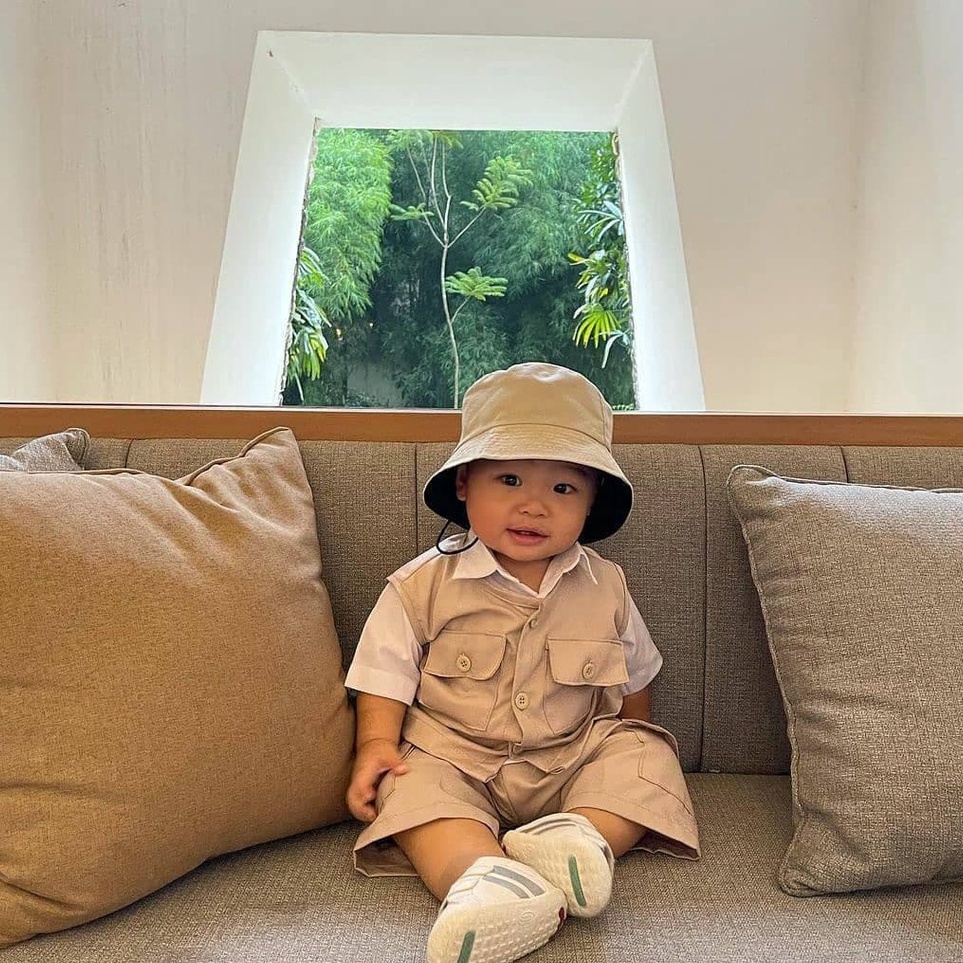 KOSTUM BAYI NEWBORN SERAGAM PROFESI ZOO KEEPER BAJU PENJAGA KEBUN BINATANG ART JY6