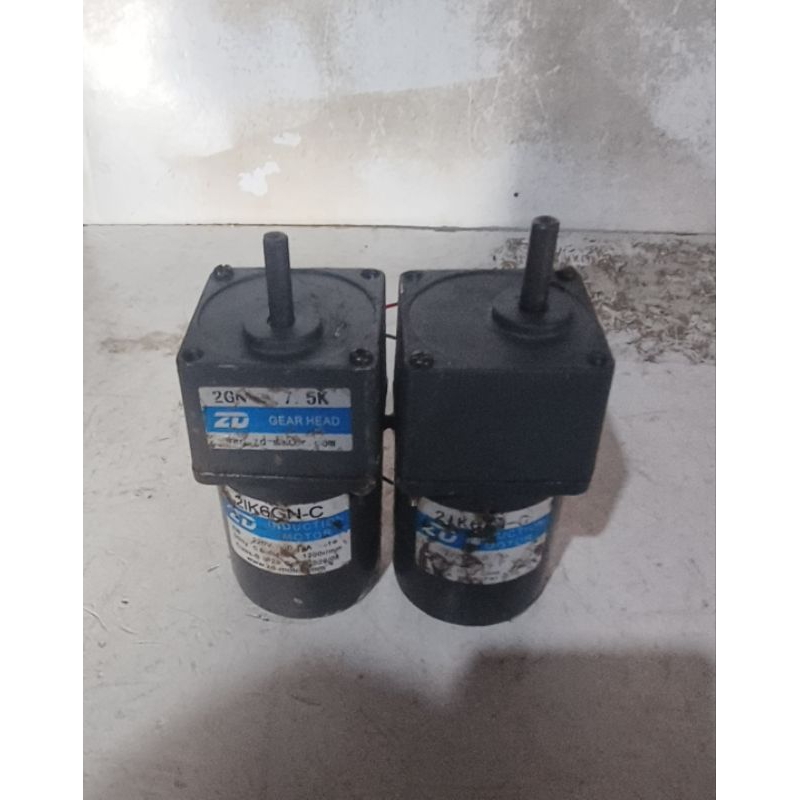 Ac Motor Gearbok 220V 6W Ratio 7,5 160Rpm