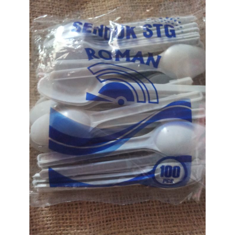 SENDOK TEH SENDOK STG PUTIH SUSU ROMANCE ISI 100 PCS