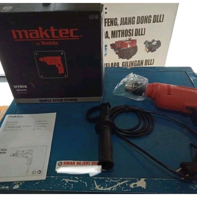 Mesin Bor Listrik Tembok Beton Maktec MT80B MT 80B Bergaransi