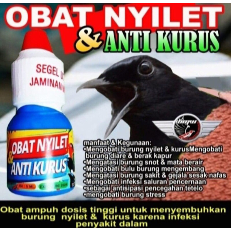 Obat Nyilet Anti Kurus untuk burung