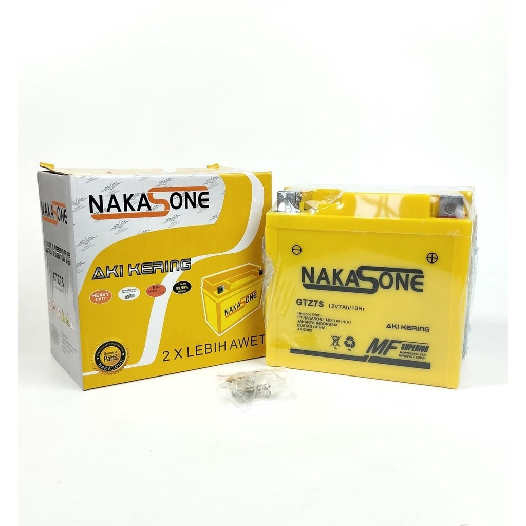 Aki Kering Motor SATRIA FU 150 GTZ7S Accu Motor SATRIA FU Nakasone