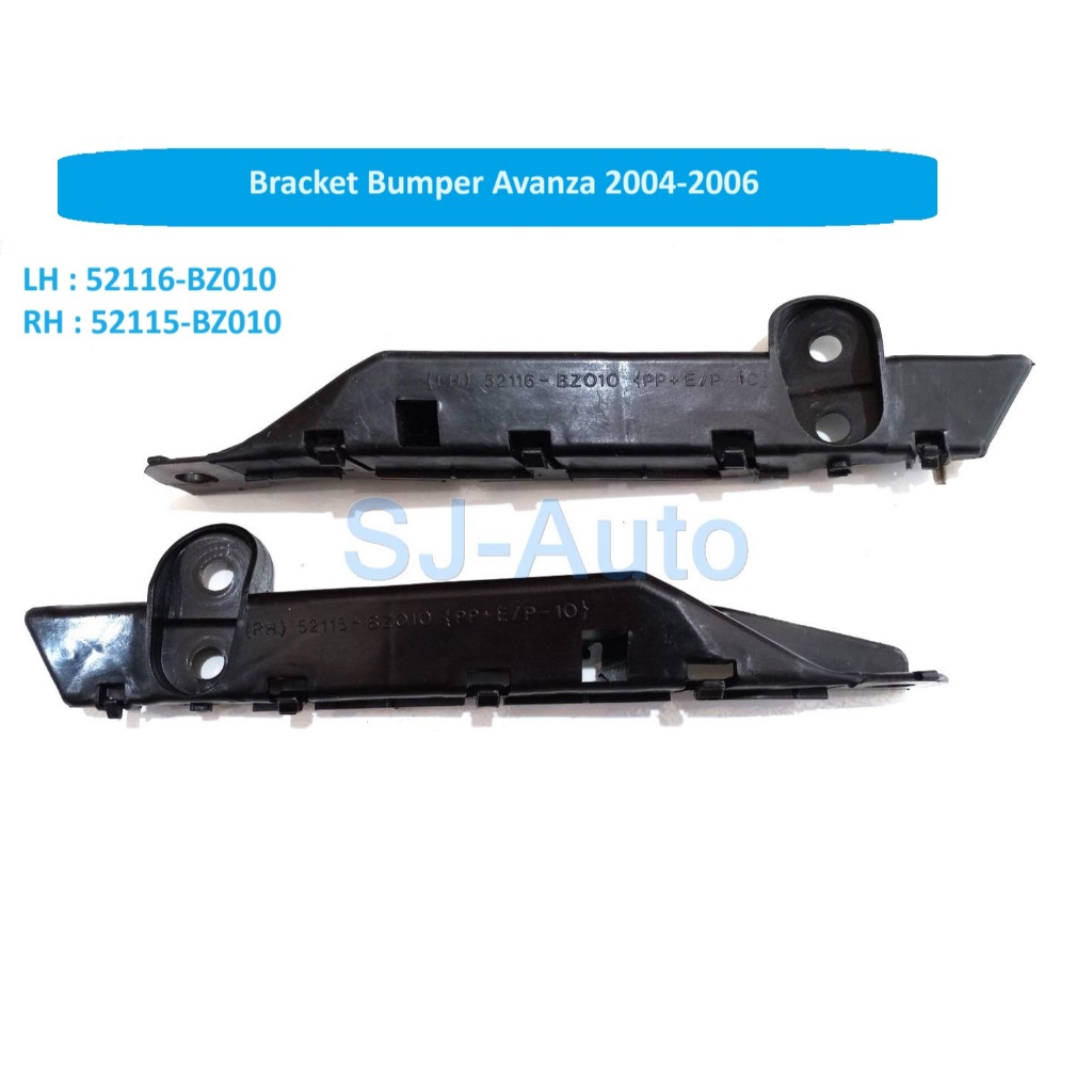 Bracket Bumper Avanza 2004-2006 sebelum tipe vvti 52115 dan 55216-BZ010