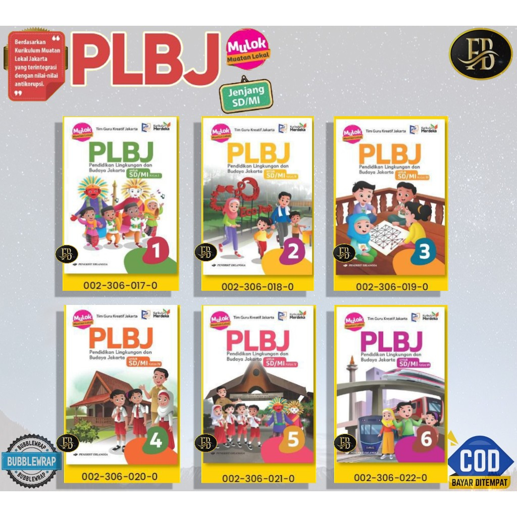 [Penerbit Erlangga] PLBJ Kelas 1,2,3,4,5, & 6 Kurikulum merdeka