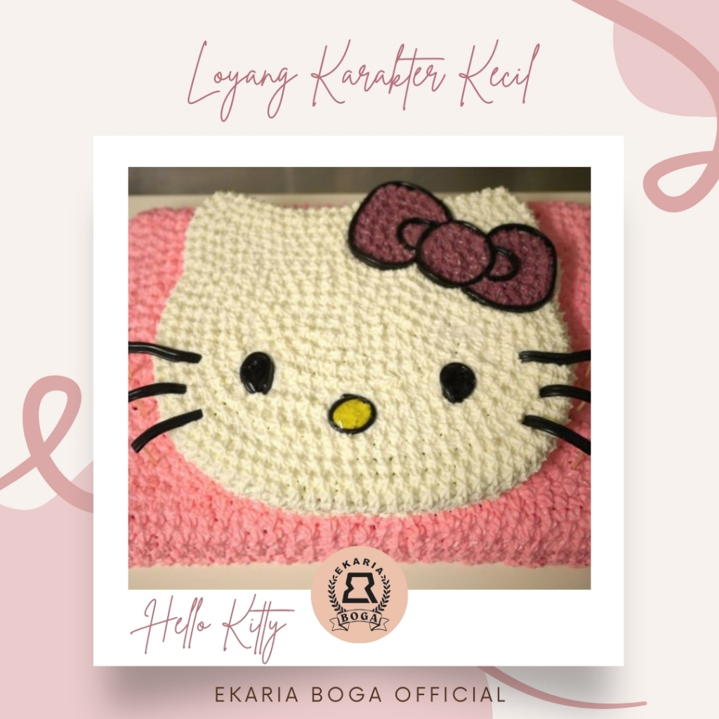 LOYANG | CETAKAN KUE | ROTI | BOLU | CAKE | ULANG TAHUN | ULTAH | KEPALA HELLO KITTY | LOYANG KARAKT