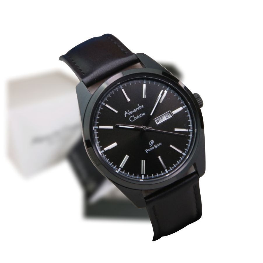 ORIGINAL JAM TANGAN ALEXANDER CHRISTIE PRIA MODEL TERBARU TALI KULIT AC 1017 1032 1025 1008 1011 102