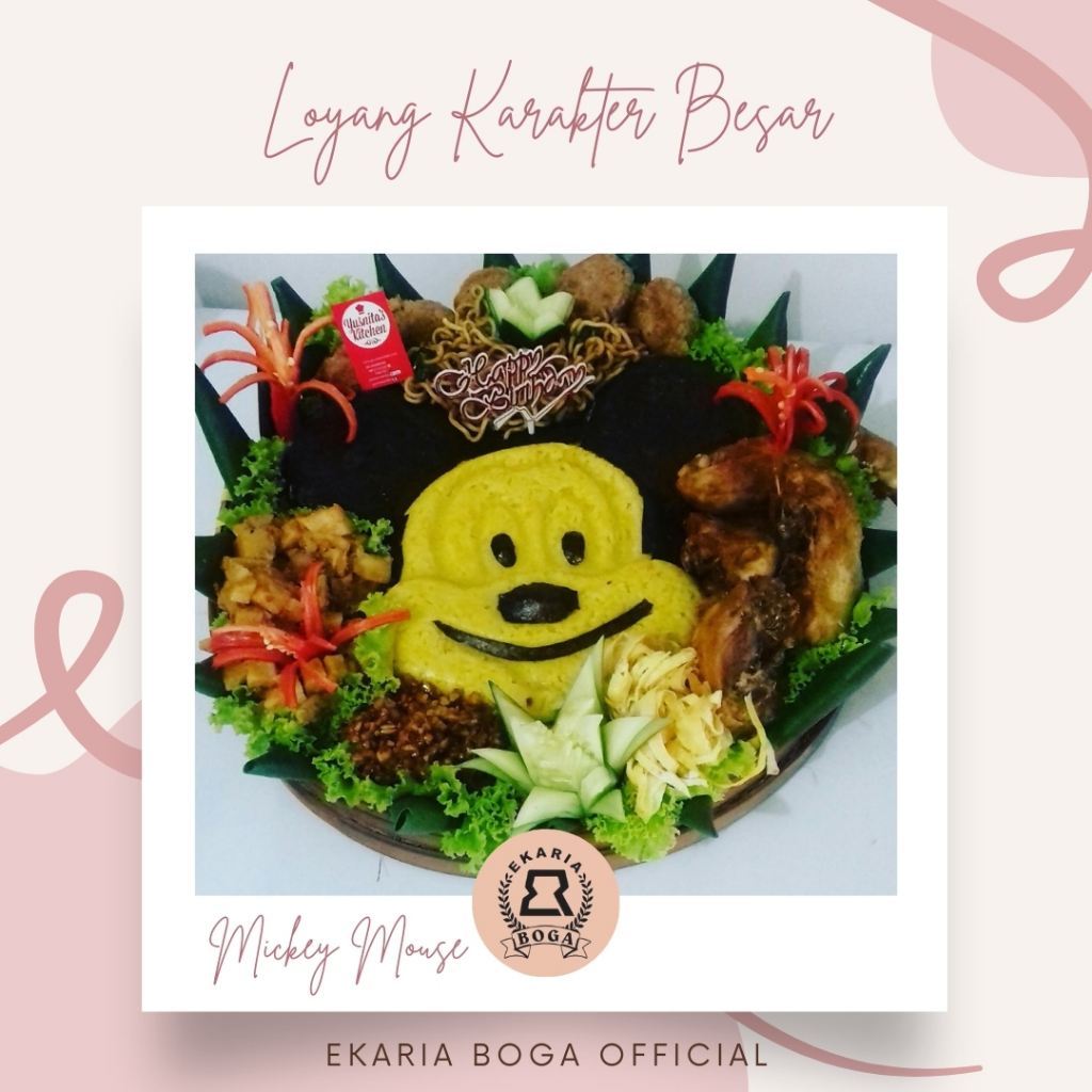 LOYANG | CETAKAN KUE | ROTI | BOLU | CAKE | ULANG TAHUN | ULTAH | MICKEY MOUSE | LOYANG KARAKTER BES