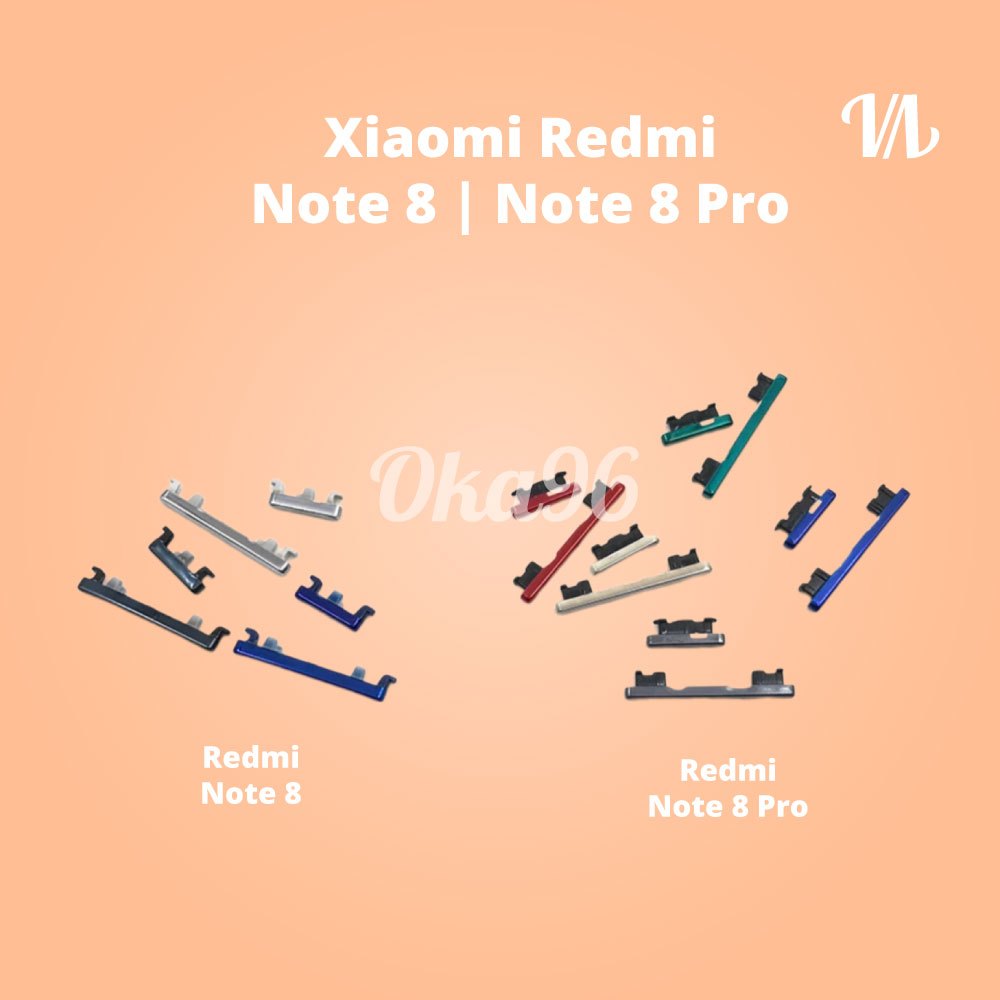 Tombol Power On Off Volume Xiaomi Redmi Note 8 | Redmi Note 8 Pro