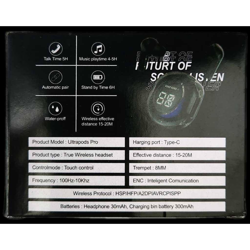 BEST DEALS Tws Air31 Tws Air31 Ultrapods Pro Bass Bluetooth 5.3 Headset Transparent Air31 ENC Noise