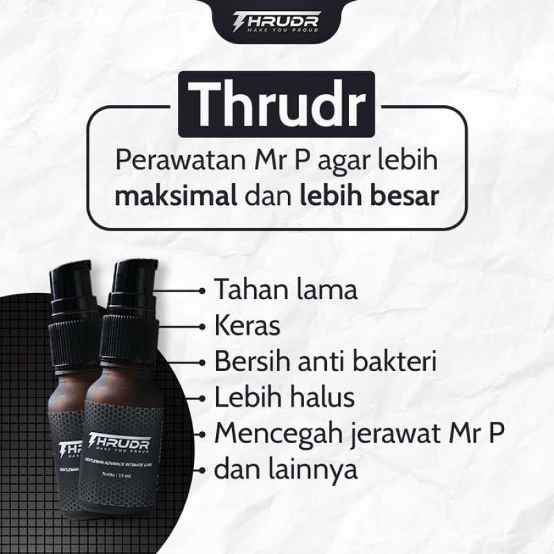 Serum Thrudr Original BPOM Obat Oles Herbal Pria Kuat dan Vitalitas