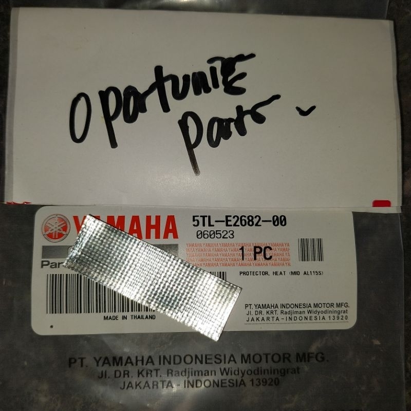 Protector heat damper pelindung panas cover blok mesin mio sporty smie fino soul | 5TL-E2682-00