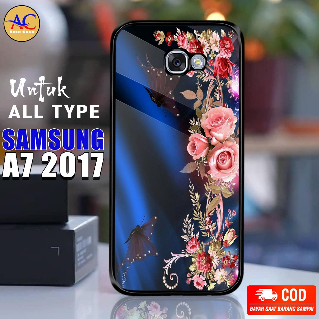 Case Hp Softcase Glossy SAMSUNG A7 2017BNGA Casing Silikon Handphone Pelindung Kamera