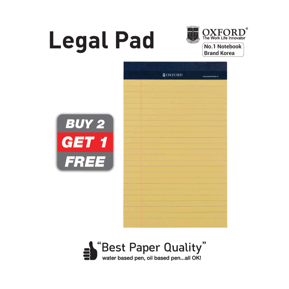 

Buy 2 Get 1 Free - Buku Catatan Legal Pad