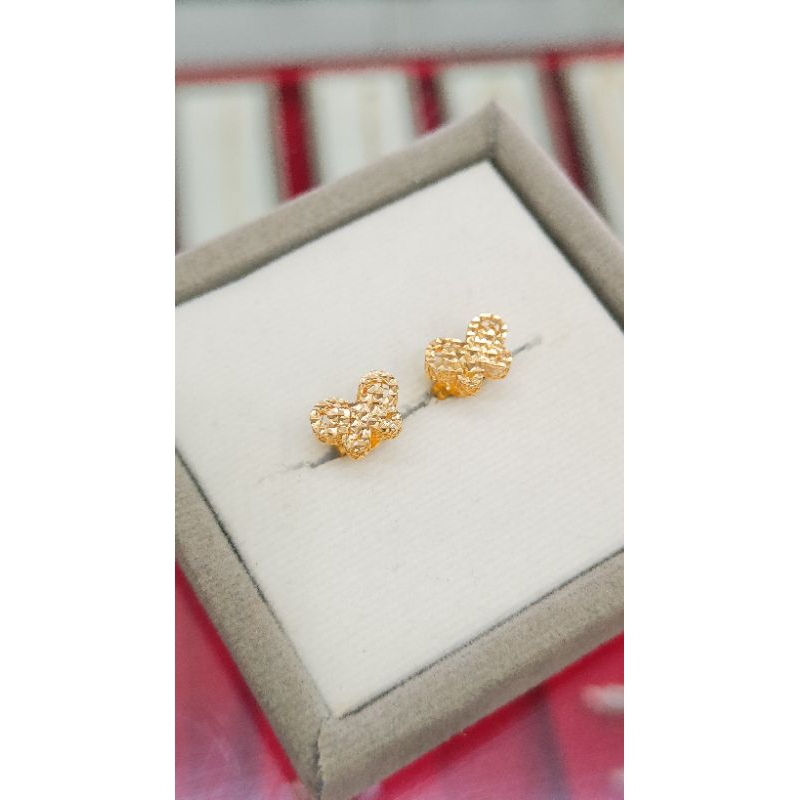 anting giwang emas asli kadar 8k/375