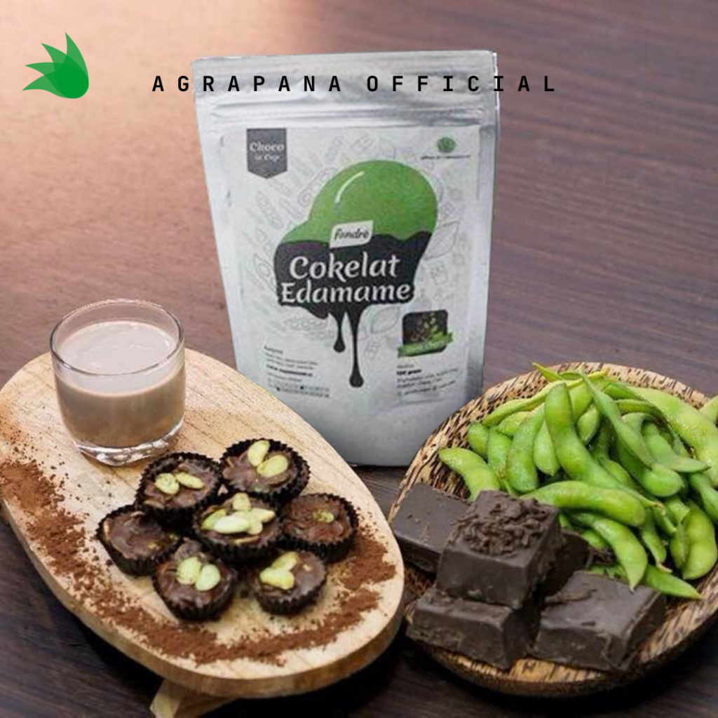 

Maknyuss1 Fondre Cup - Chocolate Edamame - Cokelat Edamame - Agrapana Food Jember