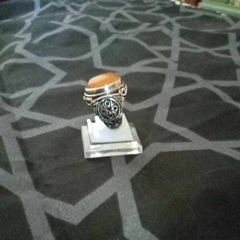 Batu akik raflesia emban alpaka super size 8