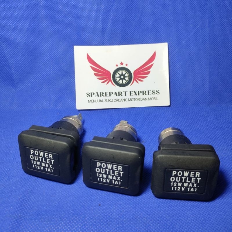 POWER OUTLET CHARGER 12V HONDA SCOOPY K93 SCOOPY K2F BEAT NEW LED PCX 150 160 NEW ORI ORIGINAL