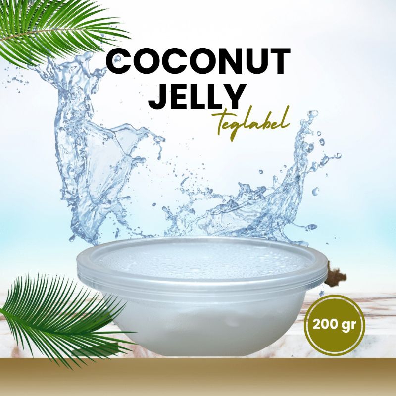 

Puding Kelapa Coconut Puding 100℅ Air Kelapa Murni Tanpa Pengawet Sugar Free