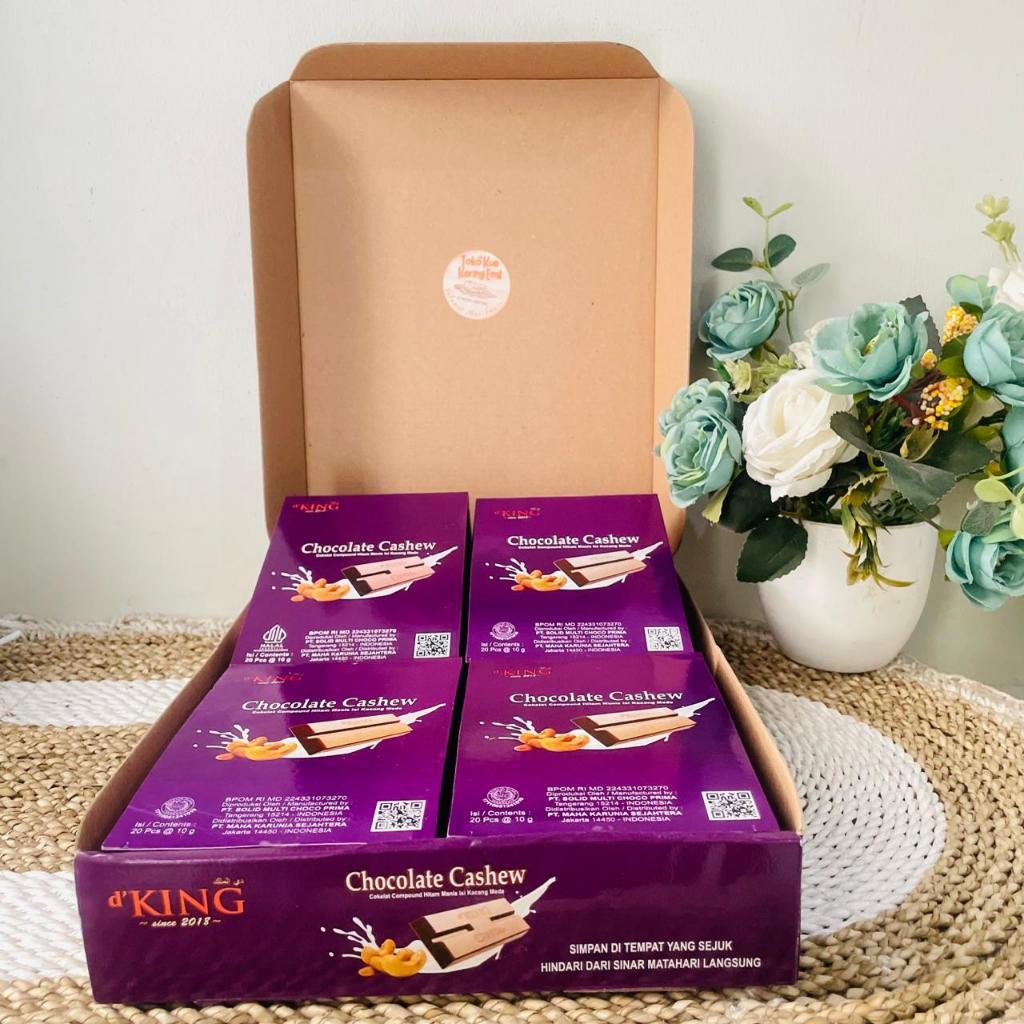 

COKLAT CASHEW KACANG MEDE HAZELNUT D'KING ISI 80 PCS HALAL BPOM