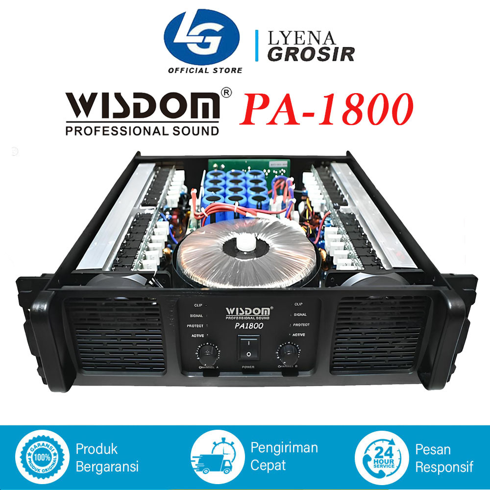 Power Amplifier Wisdom PA-1800 / PA 1800 Class GB Original