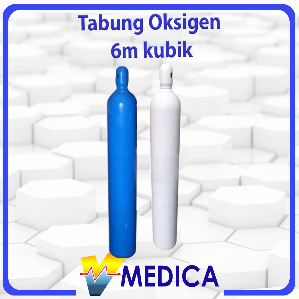 (Instant) Tabung Baru Oksigen Kesehatan 6m3 (Full Isi)