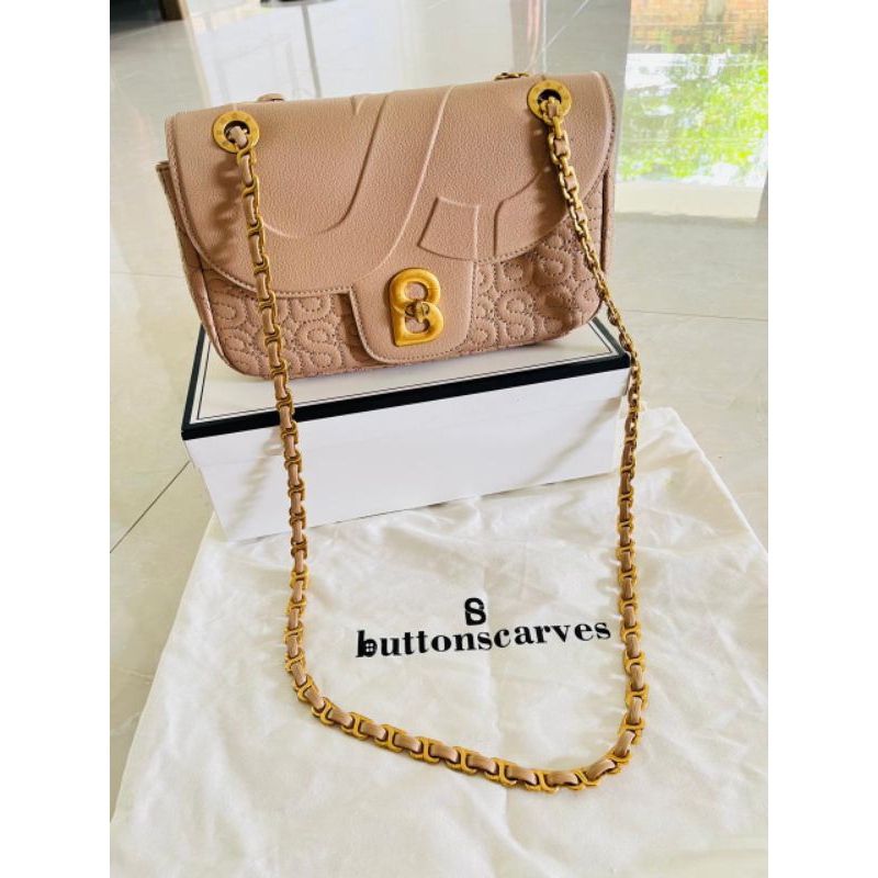 PL Aluna bag button scraf/preloved tas button