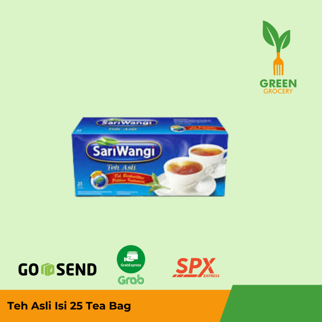 

Teh Celup Sari Wangi Teh Asli Isi 25 Bungkus Green Grocery Padang