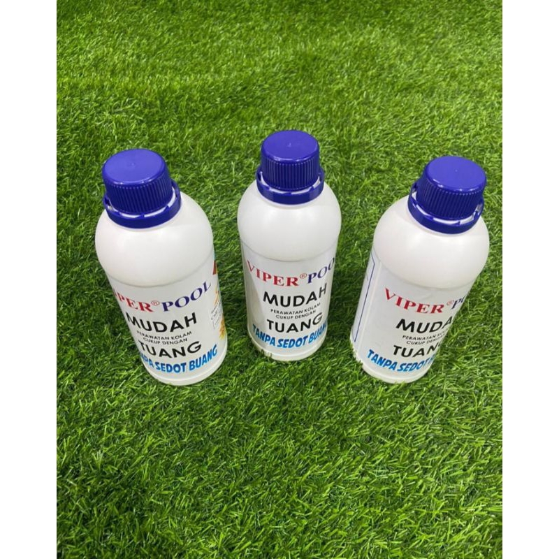 Cairan Pembersih Kolam Renang / Cairan Penjernih Kolam Viper Pool / Obat Pembiru Air Kolam / Cairan 