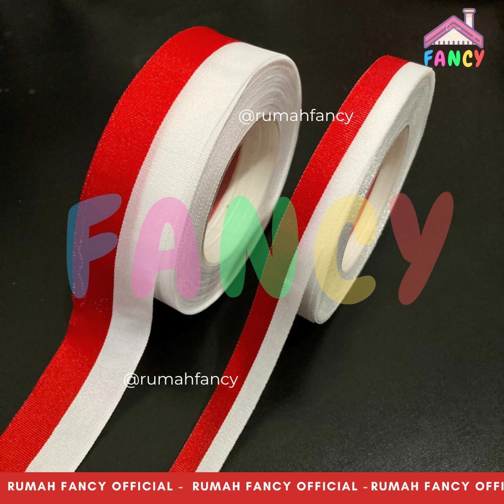 

[1METER] EECERAN PITA MERAH PUTIH SATIN DIRGAHAYU 20 YARD PREMIUM 1INC 2.5CM / 1/2 INC 1.2CM IMPORT TEBAL HIASAN DIRGAHAYU 17 AGUSTUS TERBARU 2024