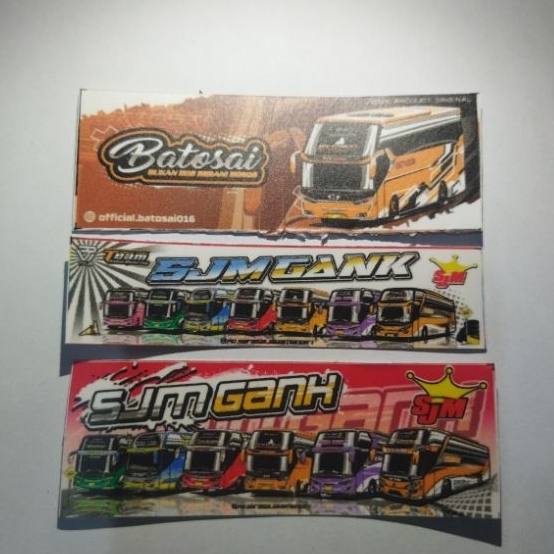 

Stiker Sjm gank batosai vinil 3 psc anti air v1
