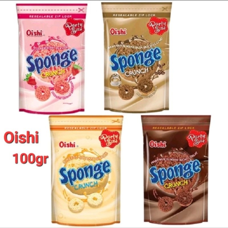 

Oishi Sponge Crunch 100gr Sponge Crunch Coklat