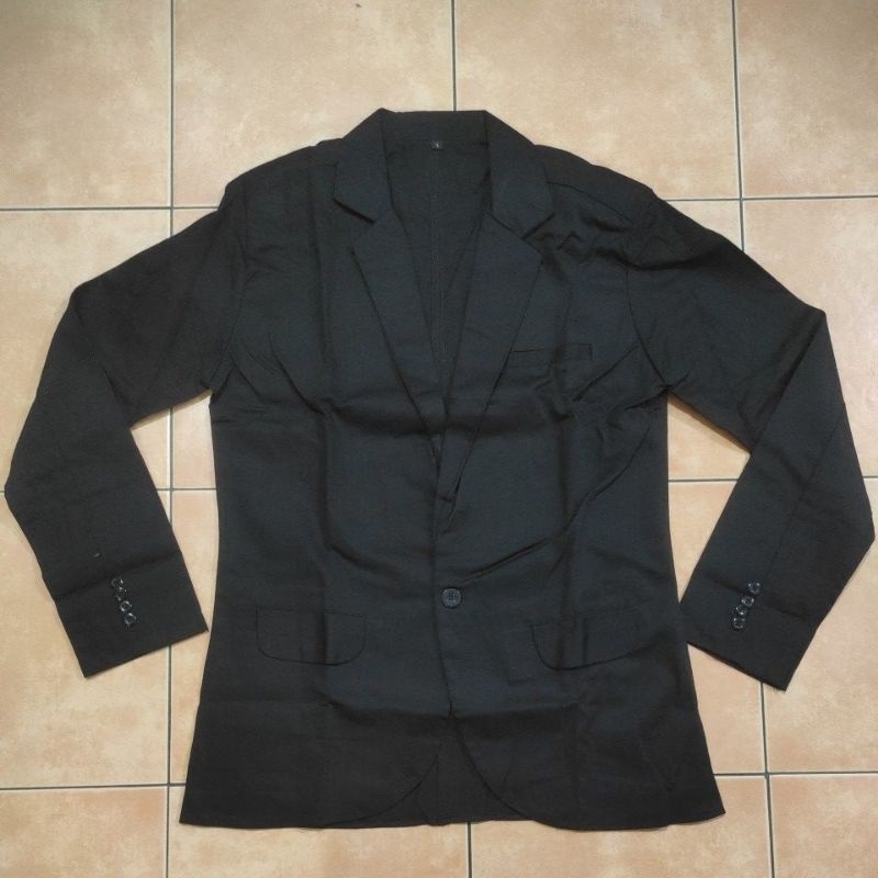 New Bps Cod Blazer / Jas Pria Ventura Hitam Sanmer Premium S M L Xl Ventu Black Formal Busa Kain