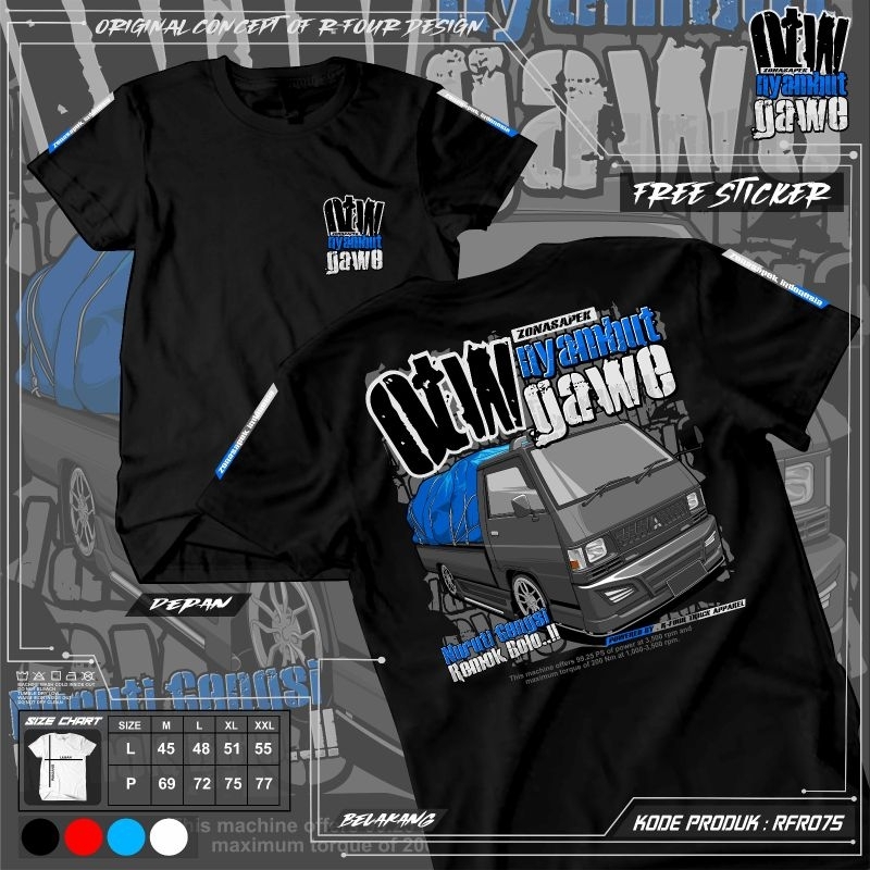 rfr 75 kaos pick up l300 baju l300 sapek numpak sapek kaos gambar mobil l300 terbaru 2024