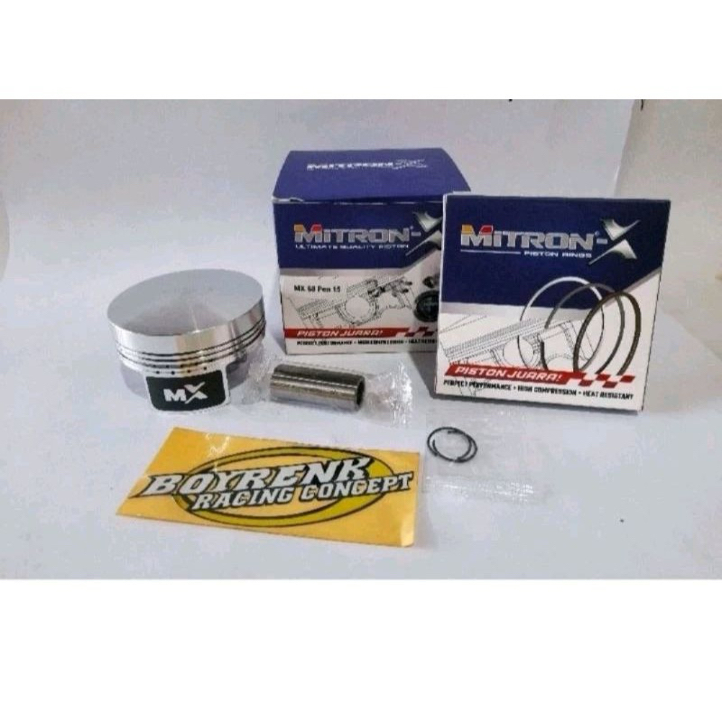 PISTON KIT MITRON X CUSTOME DOME DIAMETER 68 70 PIN 14-BOYRENK SURABAYA