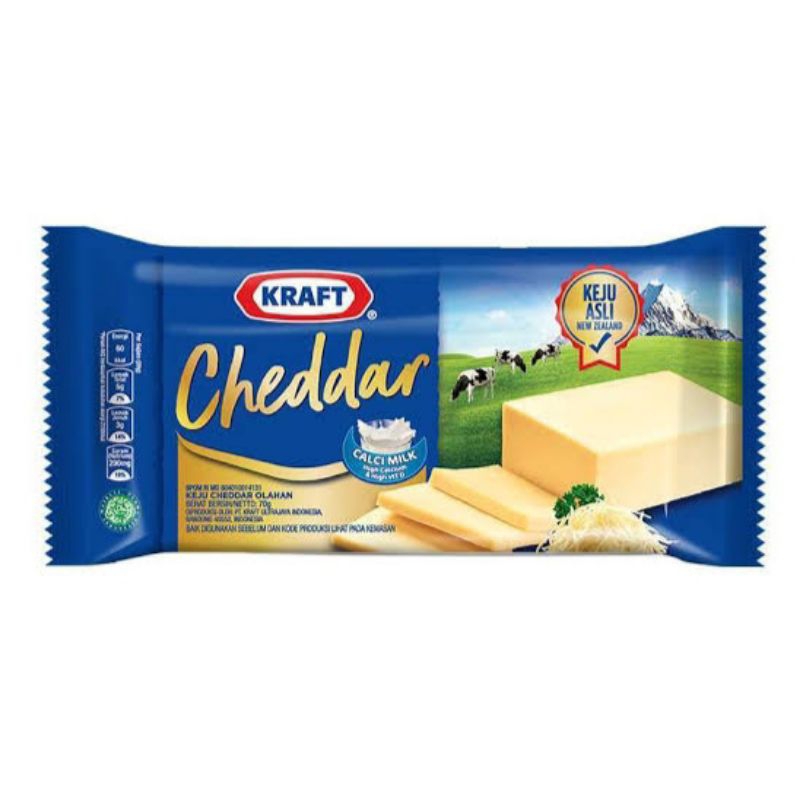 

Kraft Cheese Cheddar 70gr