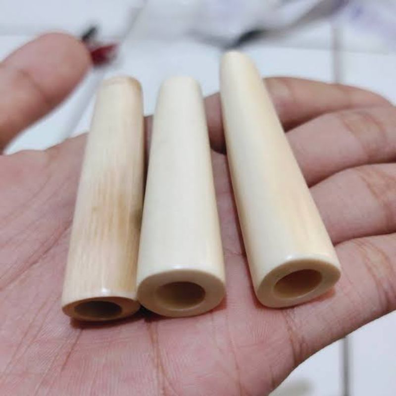Pipa rokok tulang marlin 7,5 cm rasa gurih asli