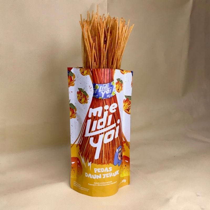 

Mie Lidi Pedas Daun Jeruk Cekelin Mie Lidi Yoi 50gr