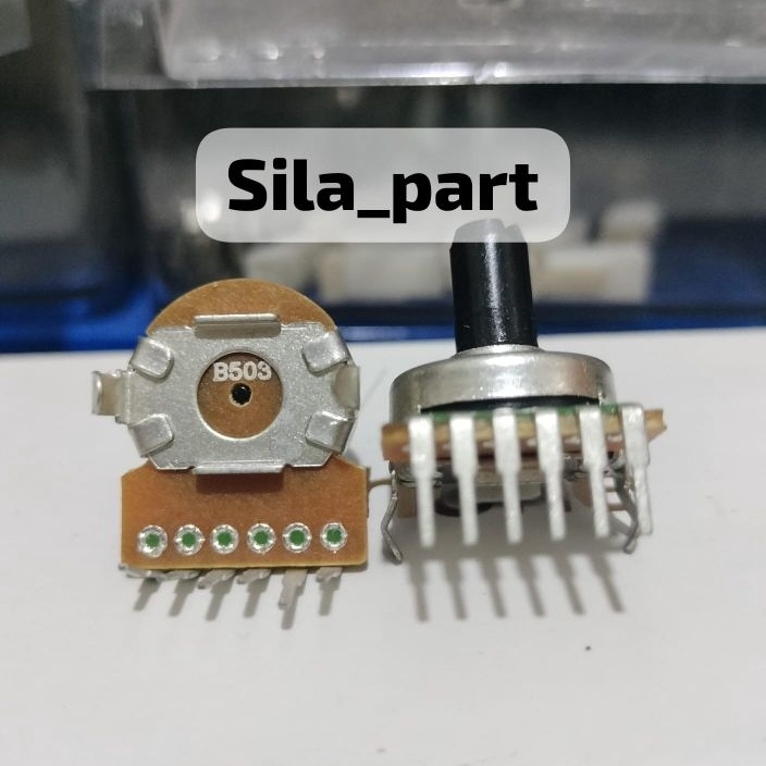 Ready Stok Potensio Polytron 6 pin kaki tekuk as pendek original