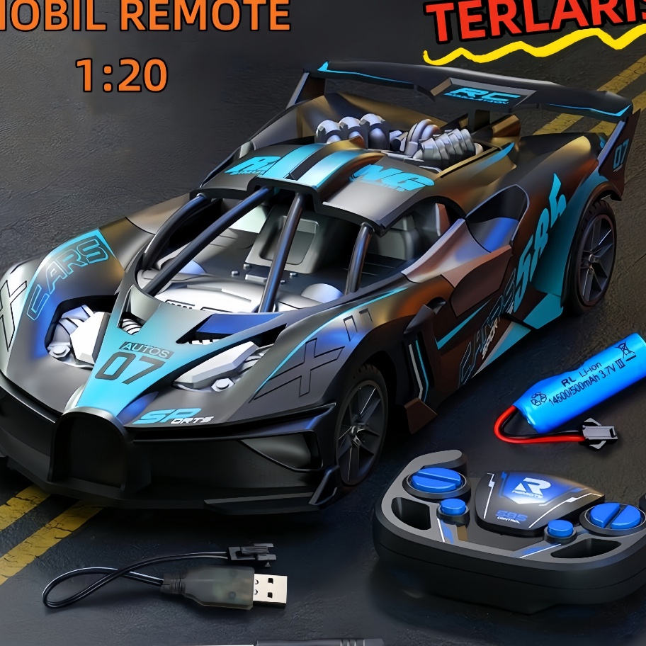 1111 Mobil Balap Remote Control 118 RC Drift dengan Lampu mobil remot mobil remote control mobil bal