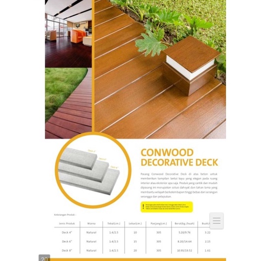 Recomended Conwood Deck 4  deck 6  deck 8