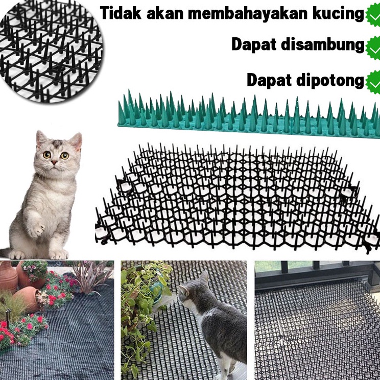 Lariz Matras Paku Pengusir Kucing Matras Paku Anti Kucing Alat Pengusir Anti Kucing Garden Prickle P