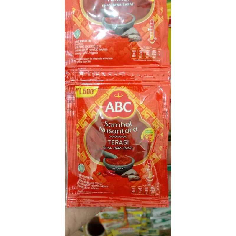 

Sambal terasi ABC Sachet