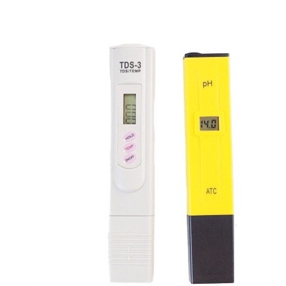 Belanja kuat PH Meter dan TDS Meter PAKET TDS dan PH Meter PH Tester PH Meter Digital TDS 3 Kopepod